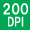 200dpi